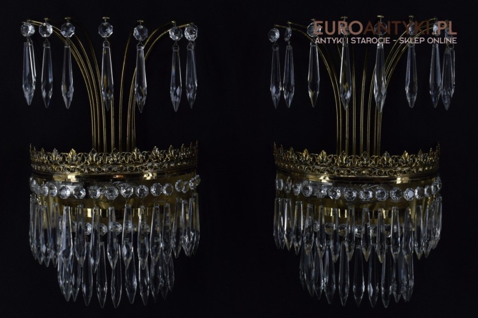 kinkiety z kryształami kinkiety z kryształami